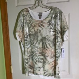 Chico’s size 3 glittery top